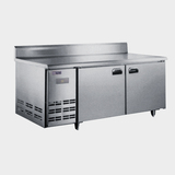 双门平台雪柜（带背板）